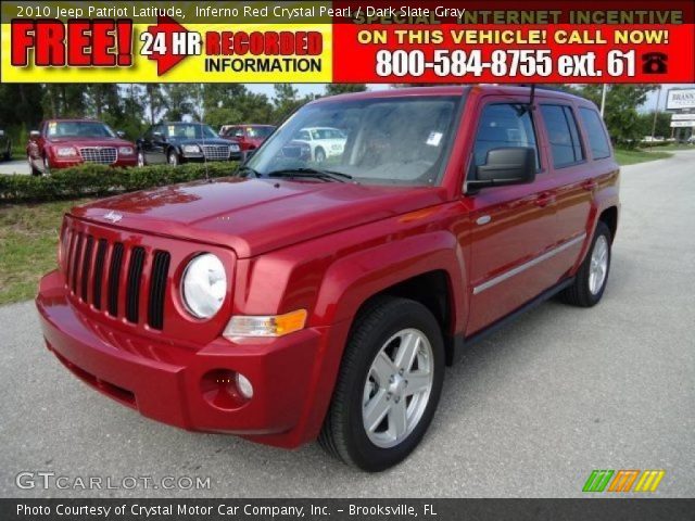 2010 Jeep Patriot Latitude in Inferno Red Crystal Pearl