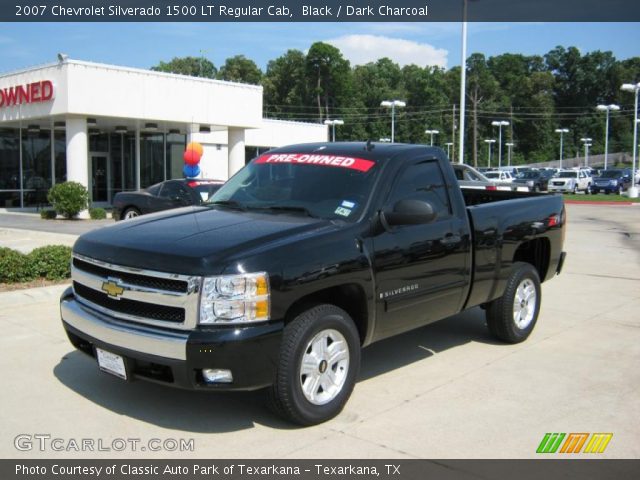 2007 Chevrolet Silverado 1500 LT Regular Cab in Black