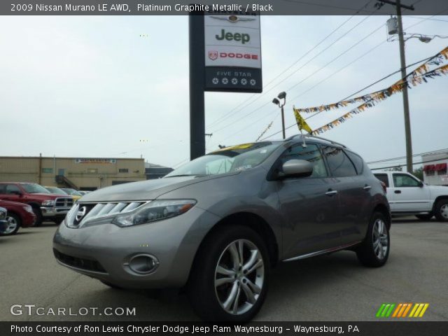 2009 Nissan Murano LE AWD in Platinum Graphite Metallic