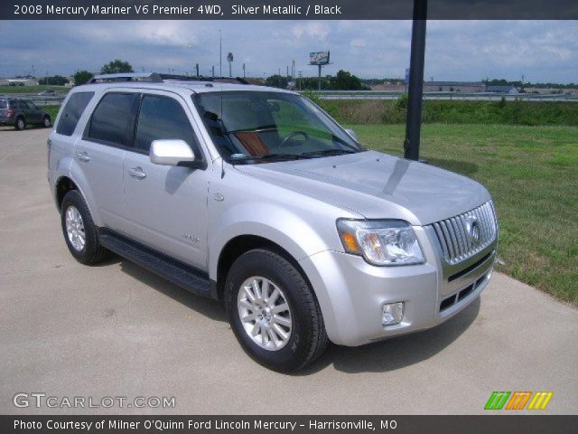 2008 Mercury Mariner V6 Premier 4WD in Silver Metallic