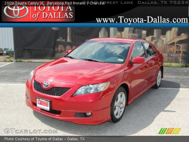 2009 Toyota Camry SE in Barcelona Red Metallic