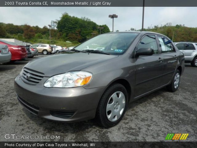 2003 Toyota Corolla CE in Moonshadow Metallic
