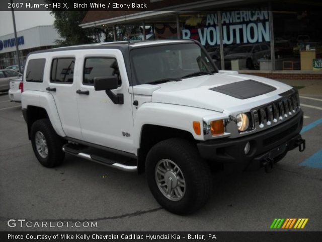 2007 Hummer H3 X in Birch White