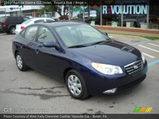 2009 Hyundai Elantra GLS Sedan in Regatta Blue