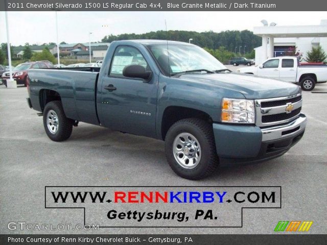 2011 Chevrolet Silverado 1500 LS Regular Cab 4x4 in Blue Granite Metallic