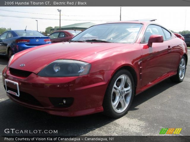 2006 Hyundai Tiburon GT in Electric Red