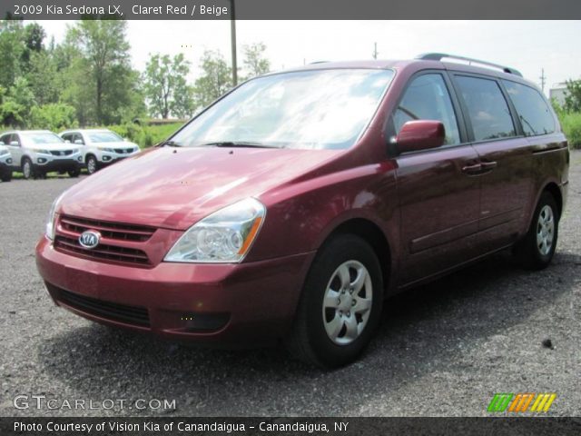 2009 Kia Sedona LX in Claret Red