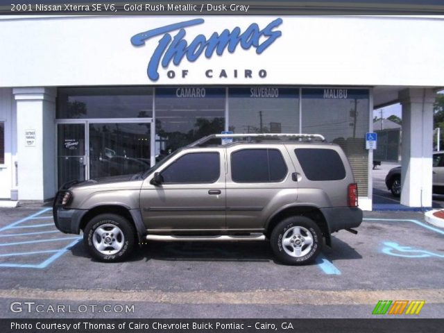2001 Nissan Xterra SE V6 in Gold Rush Metallic