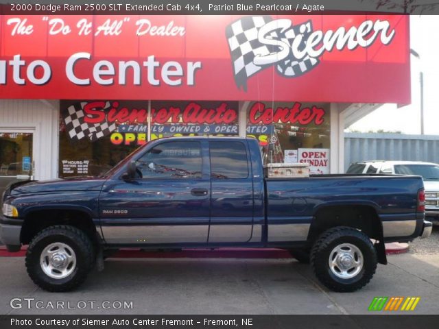 2000 Dodge Ram 2500 SLT Extended Cab 4x4 in Patriot Blue Pearlcoat
