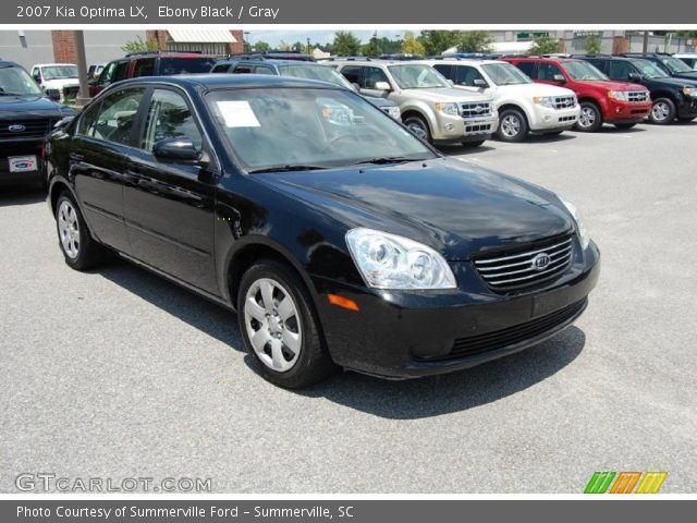 2007 Kia Optima LX in Ebony Black
