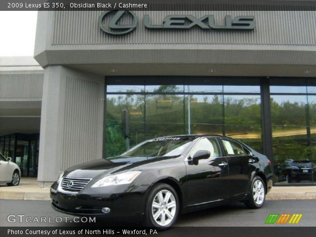 2009 Lexus ES 350 in Obsidian Black