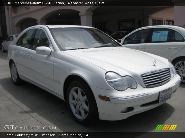2003 Mercedes-Benz C 240 Sedan in Alabaster White