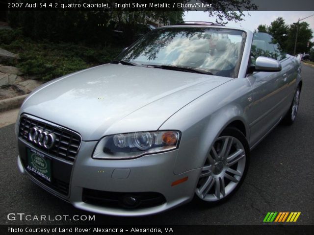 2007 Audi S4 4.2 quattro Cabriolet in Bright Silver Metallic