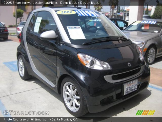 2008 Smart fortwo passion cabriolet in Deep Black