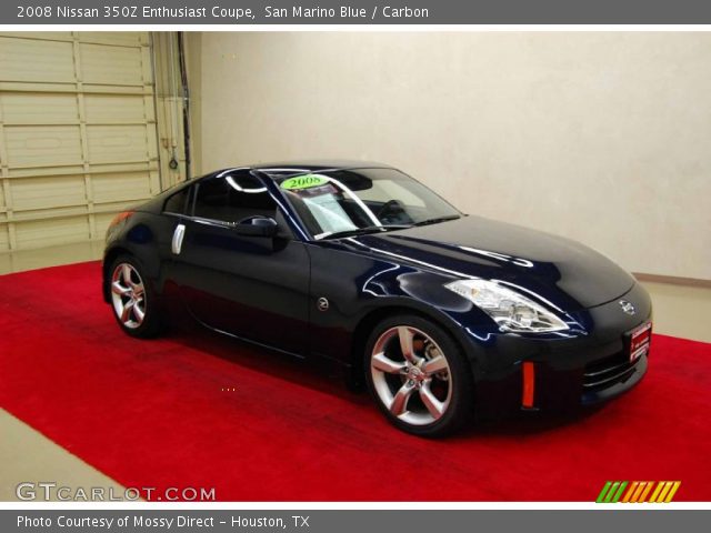2008 Nissan 350Z Enthusiast Coupe in San Marino Blue
