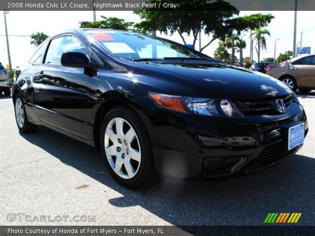 2008 Honda Civic LX Coupe in Nighthawk Black Pearl