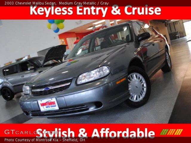 2003 Chevrolet Malibu Sedan in Medium Gray Metallic