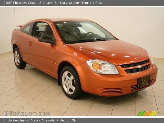 2007 Chevrolet Cobalt LS Coupe in Sunburst Orange Metallic
