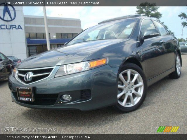 2006 Acura TSX Sedan in Deep Green Pearl