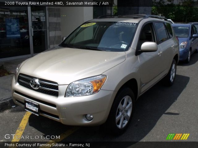 2008 Toyota RAV4 Limited 4WD in Savannah Metallic