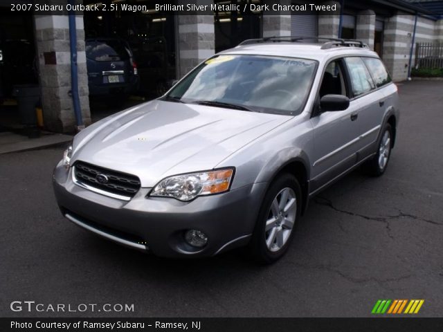 2007 Subaru Outback 2.5i Wagon in Brilliant Silver Metallic