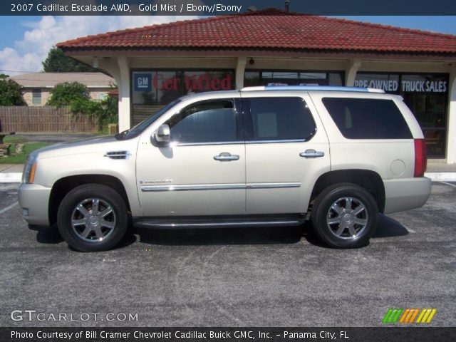 2007 Cadillac Escalade AWD in Gold Mist