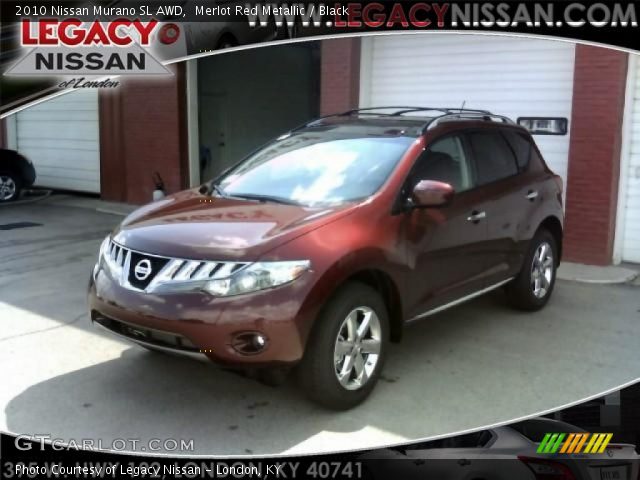2010 Nissan Murano SL AWD in Merlot Red Metallic