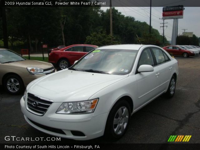 2009 Hyundai Sonata GLS in Powder White Pearl