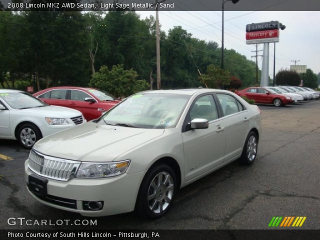 2008 Lincoln MKZ AWD Sedan in Light Sage Metallic