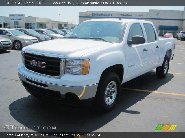2010 GMC Sierra 1500 SL Crew Cab 4x4 in Summit White