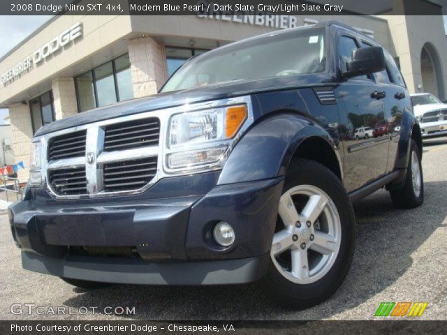 2008 Dodge Nitro SXT 4x4 in Modern Blue Pearl