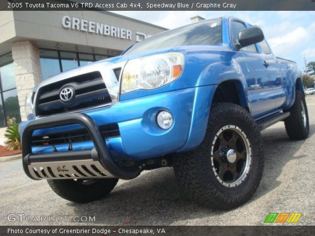 2005 Toyota Tacoma V6 TRD Access Cab 4x4 in Speedway Blue