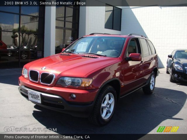 2003 BMW X5 3.0i in Sienna Red Metallic