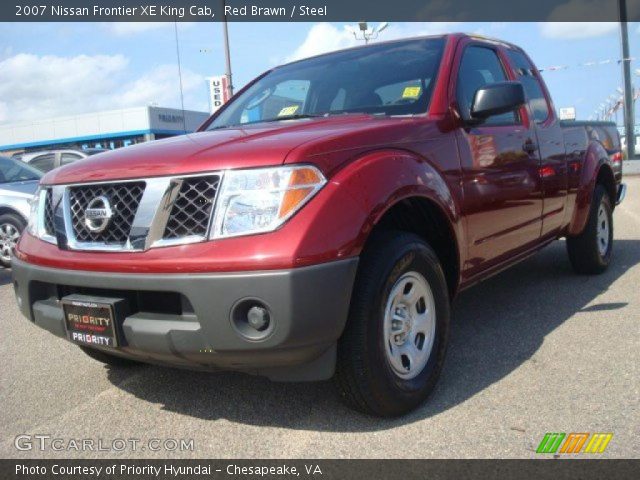 2007 Nissan Frontier XE King Cab in Red Brawn