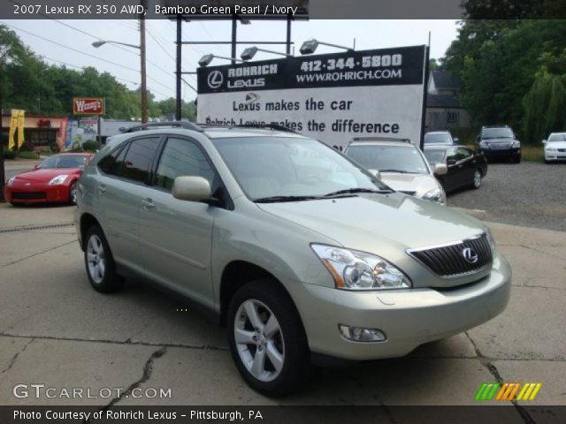 2007 Lexus RX 350 AWD in Bamboo Green Pearl