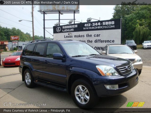2005 Lexus GX 470 in Blue Meridian Pearl