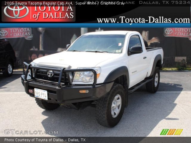 2006 Toyota Tacoma Regular Cab 4x4 in Super White