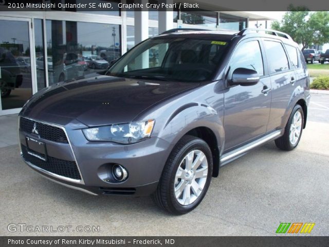 2010 Mitsubishi Outlander SE 4WD in Graphite Gray Pearl