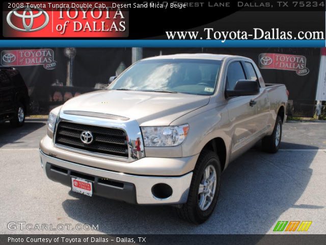 2008 Toyota Tundra Double Cab in Desert Sand Mica