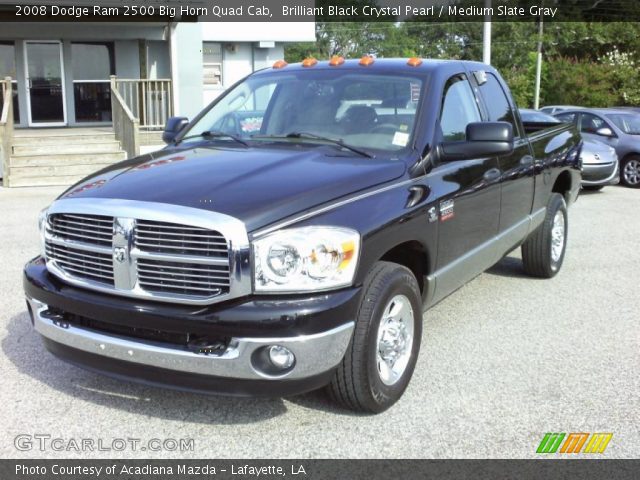 2008 Dodge Ram 2500 Big Horn Quad Cab in Brilliant Black Crystal Pearl