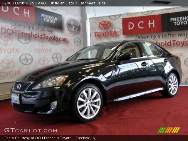 2008 Lexus IS 250 AWD in Obsidian Black