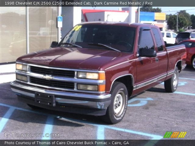 1998 Chevrolet C/K 2500 C2500 Extended Cab in Dark Carmine Red Metallic