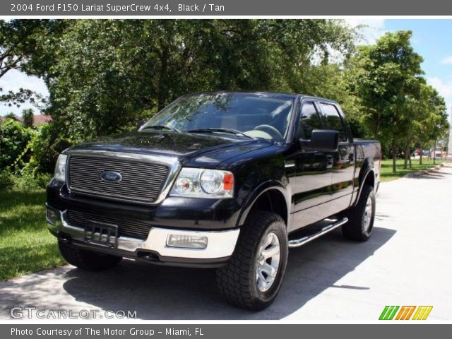 Black - 2004 Ford F150 Lariat SuperCrew 4x4 - Tan Interior ...