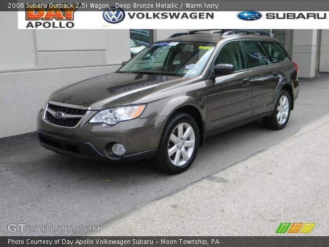 2008 Subaru Outback 2.5i Wagon in Deep Bronze Metallic