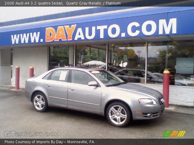 2006 Audi A4 3.2 quattro Sedan in Quartz Gray Metallic