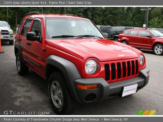 2004 Jeep Liberty Sport 4x4 in Flame Red
