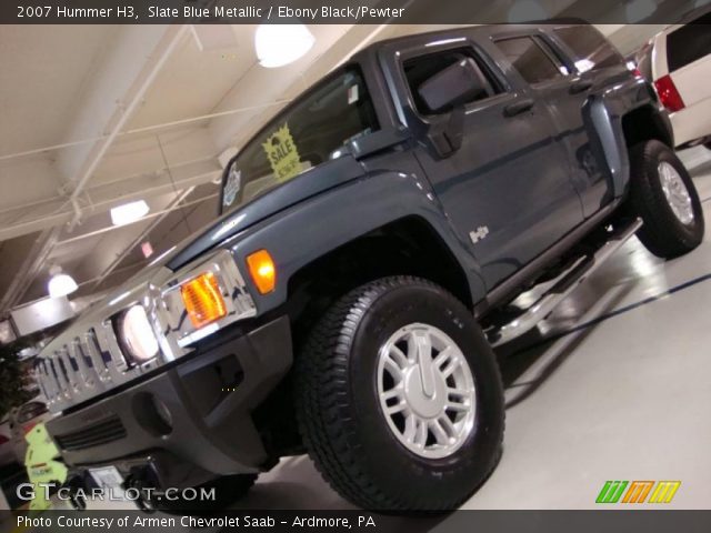 2007 Hummer H3  in Slate Blue Metallic