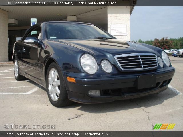 2003 Mercedes-Benz CLK 320 Cabriolet in Black Opal Metallic