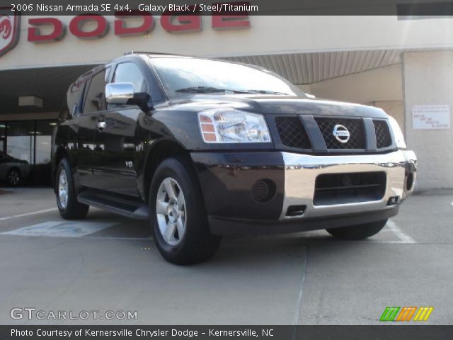 2006 Nissan Armada SE 4x4 in Galaxy Black