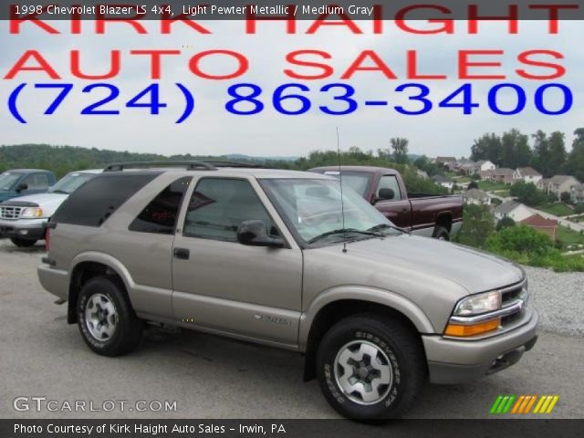 1998 Chevrolet Blazer LS 4x4 in Light Pewter Metallic